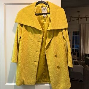 BB Dakota Women's Yellow Pea Coat